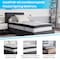 Flash Furniture 12" Twin Mattress, 14" Bed frame & 3" Topper Set XU-BD10-12PSM2M35-T-GG - alternate 2